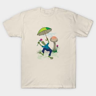 Frog with Umbrella T-Shirt